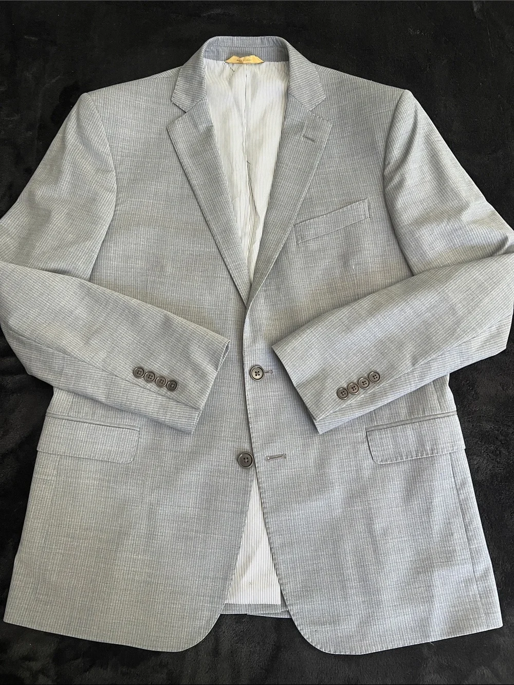 Brooks Brothers Blue and Gray Pinstripe Sport Coat